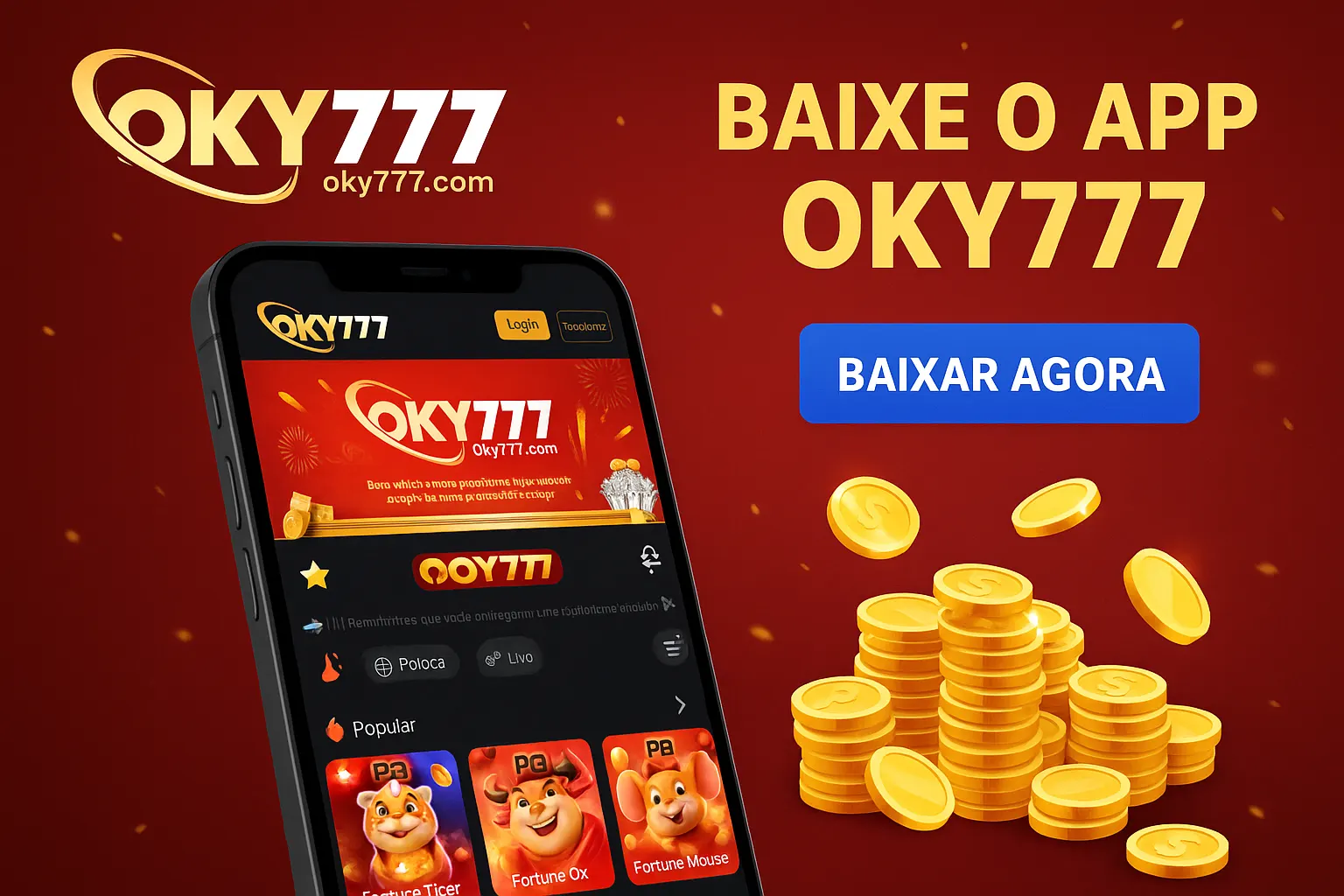 Baixar o OKY777 Cassino App