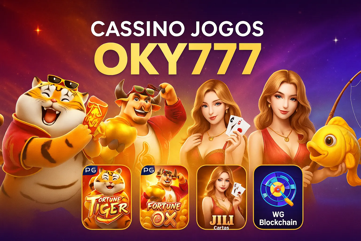 Jogos de cassino online inovadores e emocionantes na OKY777