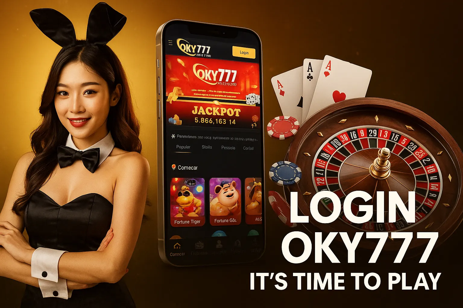 Criar uma nova Conta no plataforma OKY777